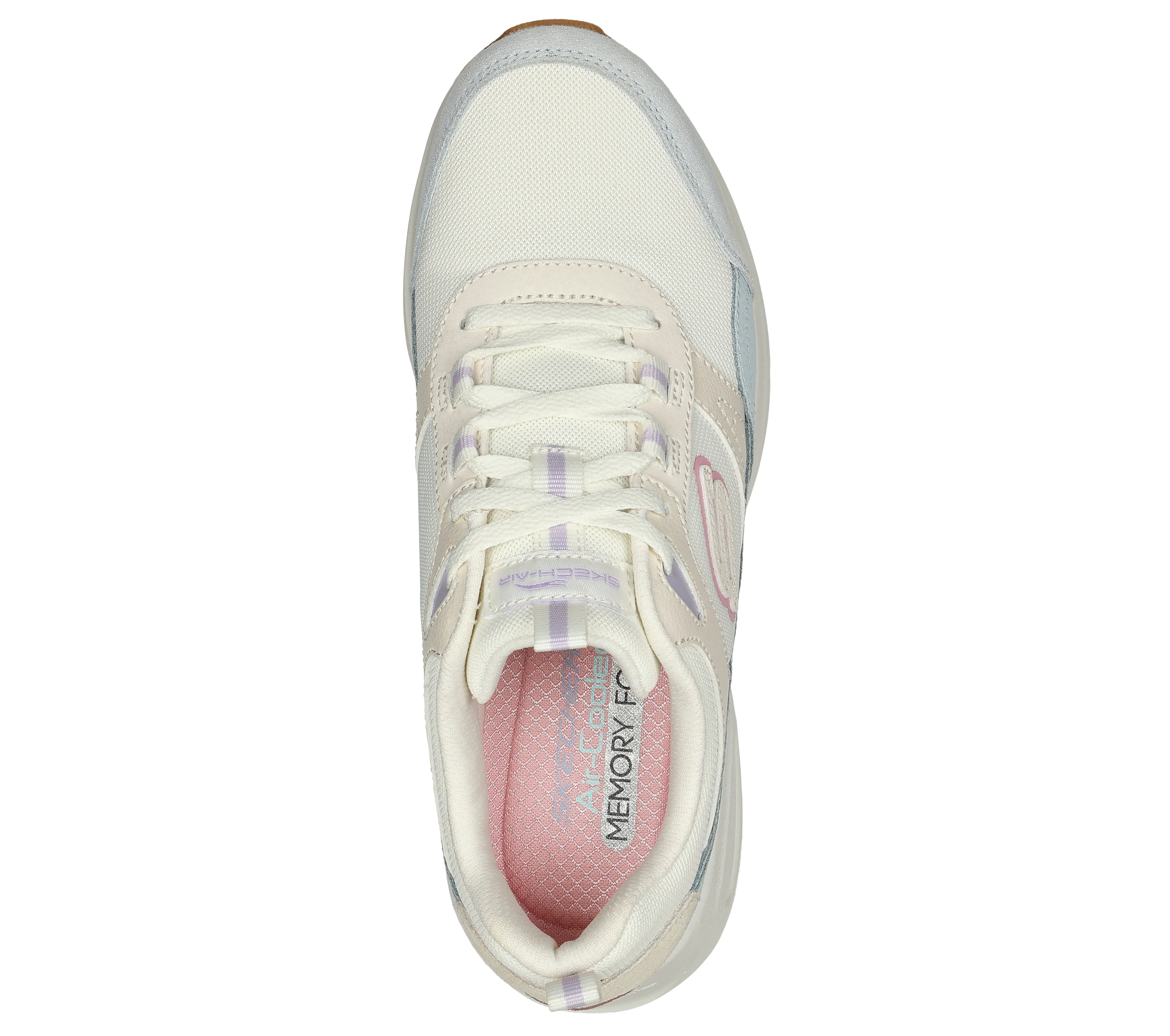 Skechers 149947/NTMT Natural Multi Womens - Air Court - Cool Avenue Comfort Trainer