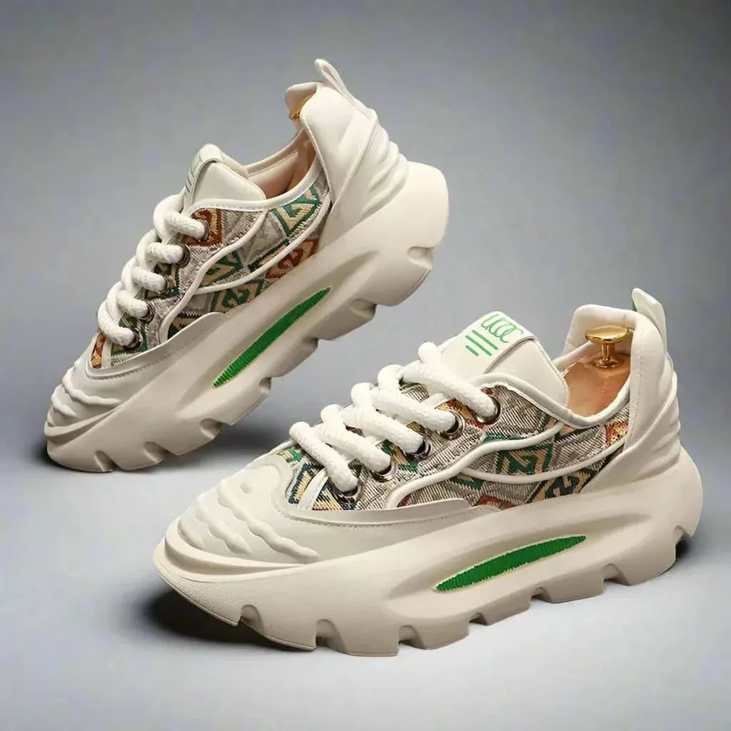 Sneakers Artistic Design Height-Boost for Men