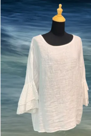 ss25 EYELET BELL TOP LL7954