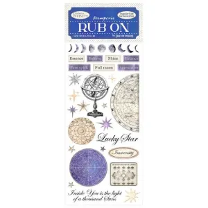 Stamperia Rub ons - Cosmic Infinity Lucky Star