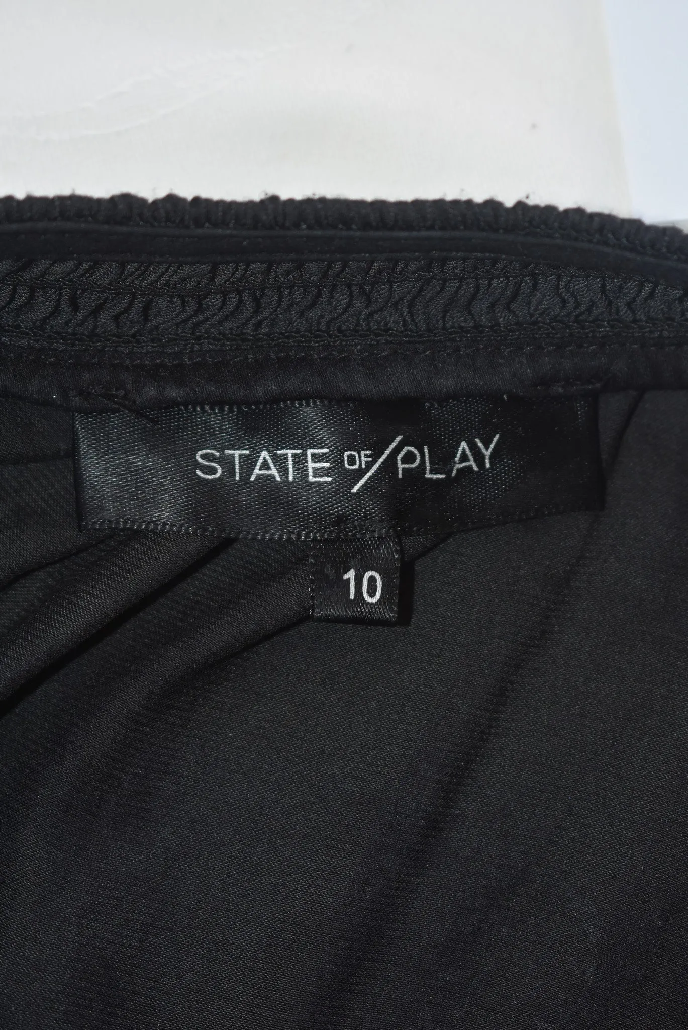 State of Play evening wear blouse, 10