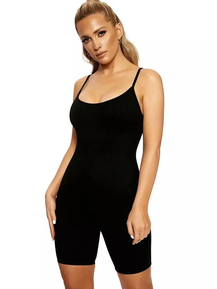 Stretchy Activewear Romper