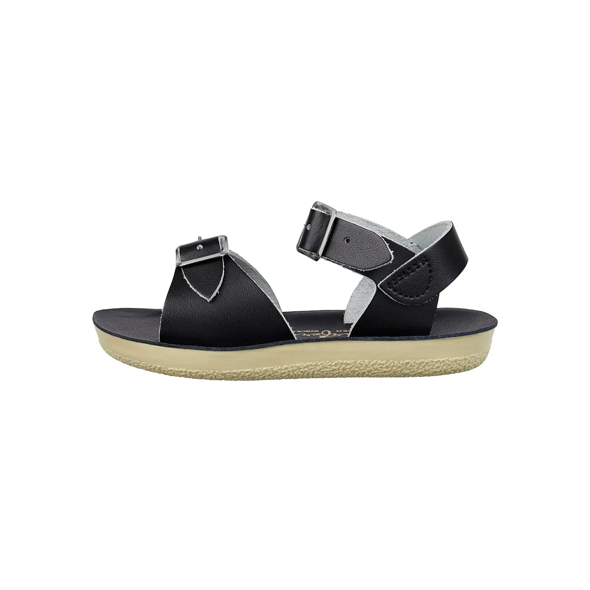 Surfer Sandals in Black by Salt-Water