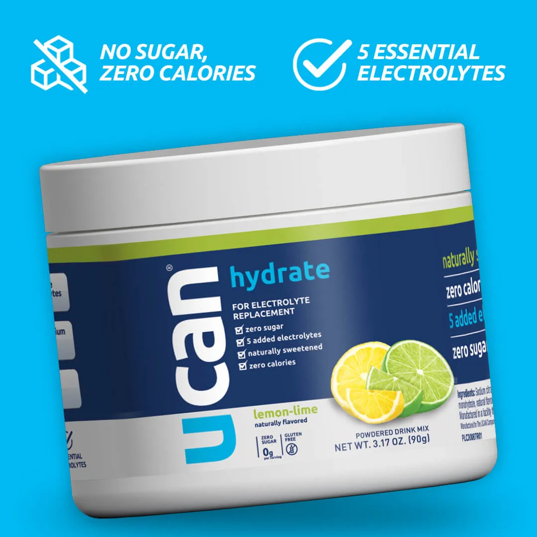 UCAN Hydrate - 30 Serving Jar - Lemon Lime