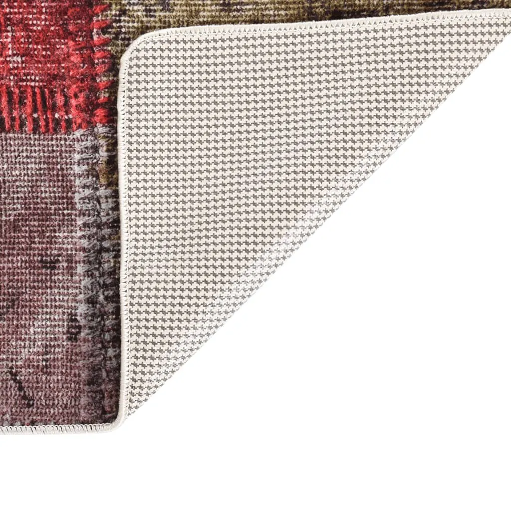 vidaXL Washable Multicolour Rug 400x300 cm | Anti Slip, Noise Reduction, Easy Care