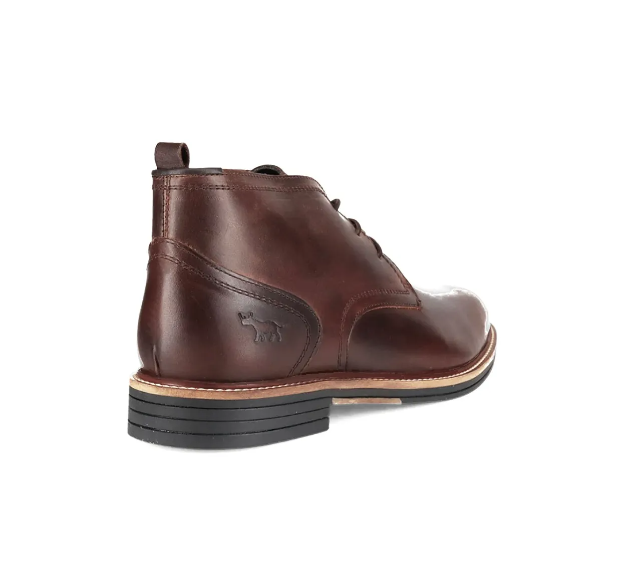 Wild Rhino Shooter Brown 3 Eyelet Ankle Boot Made In Portugal