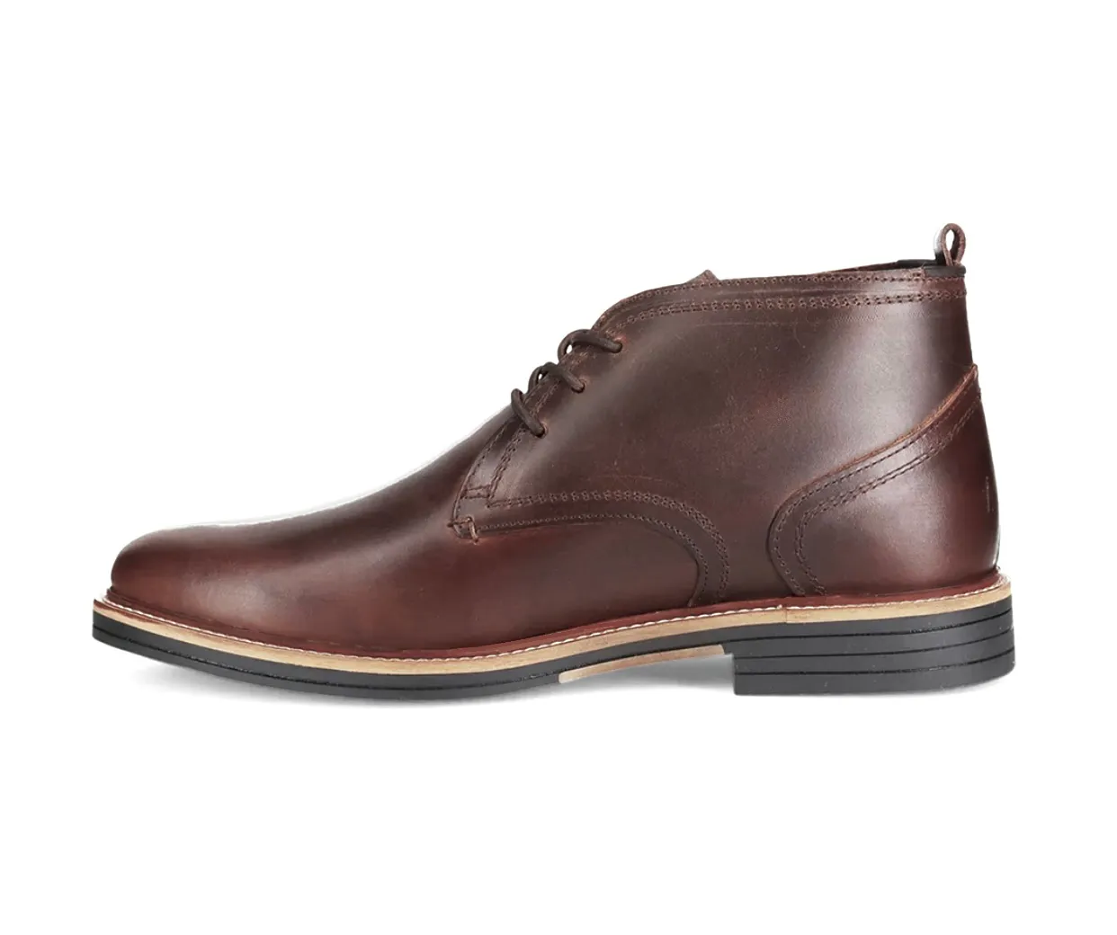 Wild Rhino Shooter Brown 3 Eyelet Ankle Boot Made In Portugal